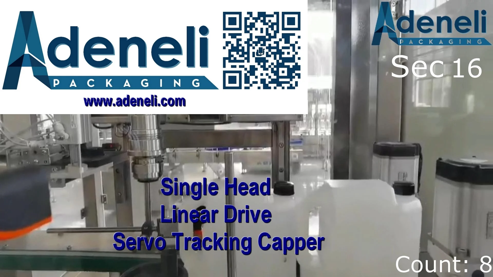 Single Head Servo Tracking Capper